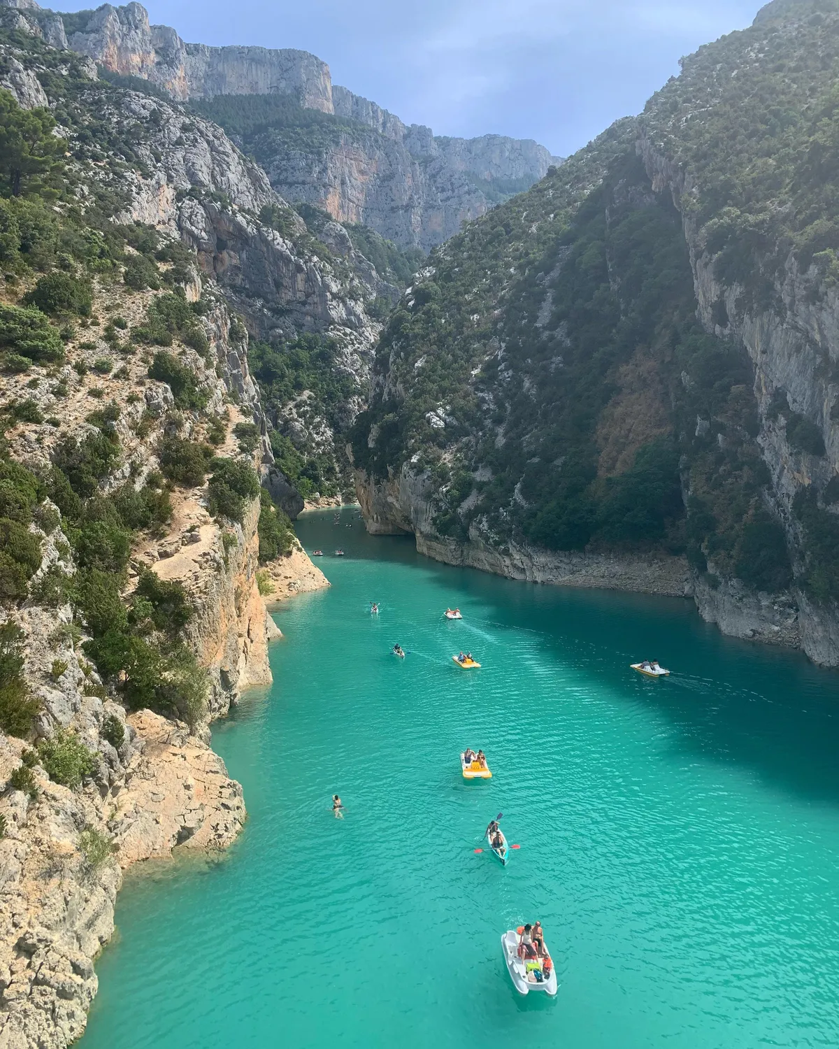 Went to the Verdon Gorge in France today and kayaked in this gorge-ous water (see what I did there)