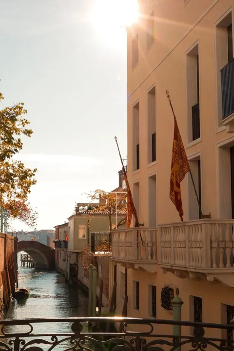 Sunny autumn day in Venice