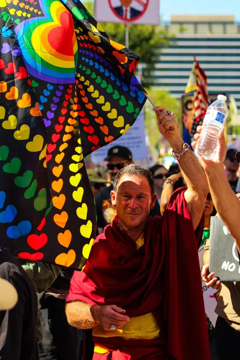 Scenes from No Kings 2.0 in Downtown Los Angeles, October 18, 2025 [OC]