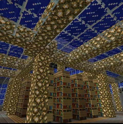 The interiors of 2011 Minecraft