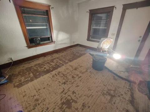 Restored 1916 hardwood floor Midwest