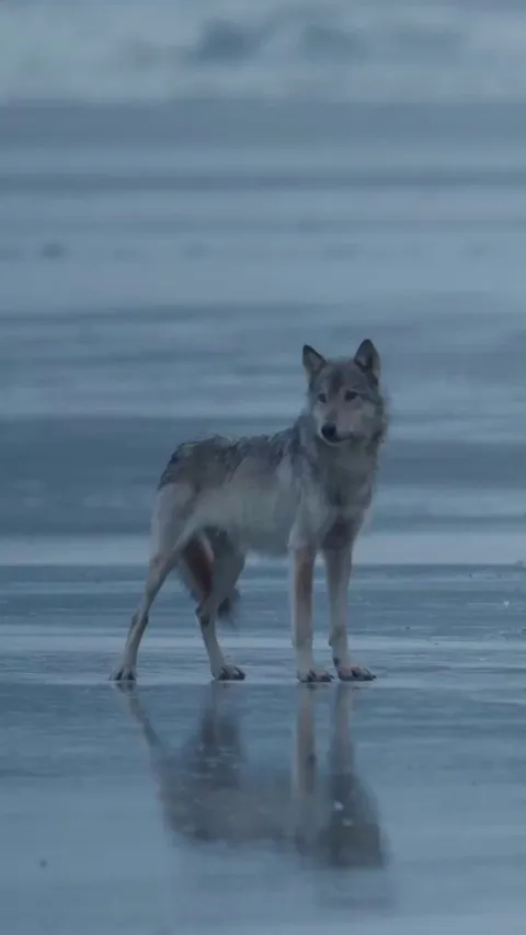 🔥The coastal Wolf (Canis lupus crassodon)