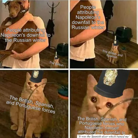 He really screwed himself over by invading Spain, huh?