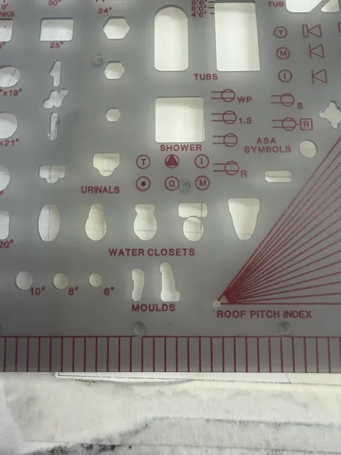 Builders template moulds