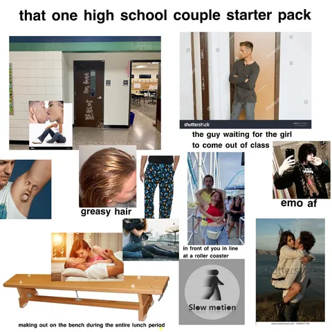 that one high school couple starter pack