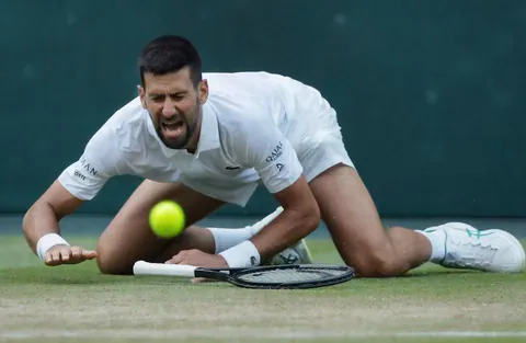 PsBattle: Novak Djokovic falling on the ground