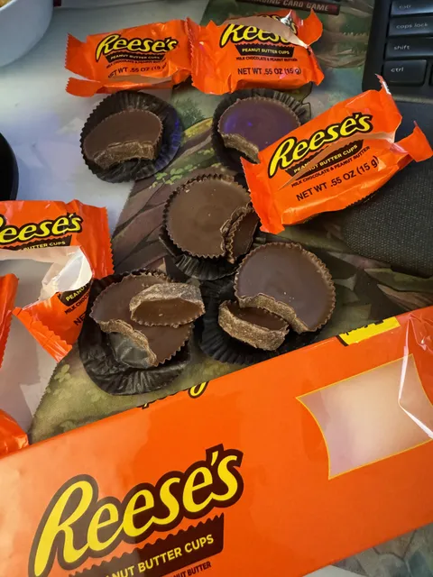 My entire five pack of Reese’s had no peanut butter in it