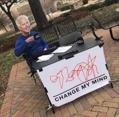 Change my mind...