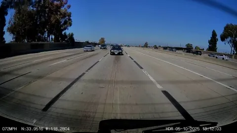 [OC] Idiot in a black jeep swerving through traffic 90+mph