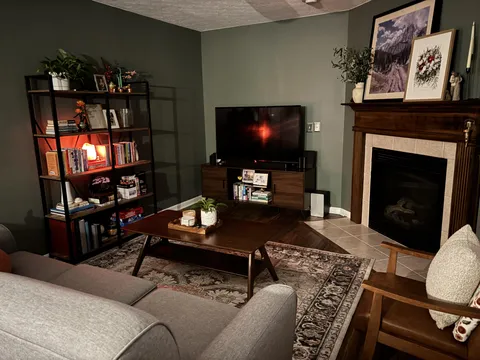 My living room before the house wakes up