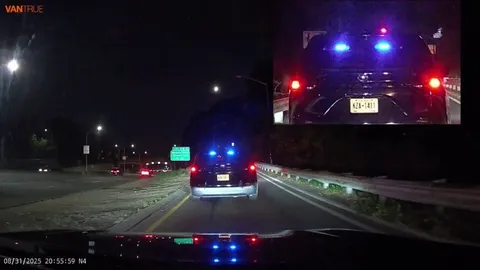 Unmarked NYPD Minivan caught littering…