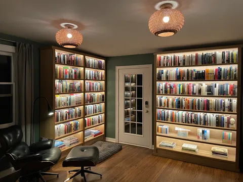 The reading corner in my office / guest room