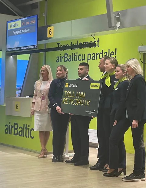 Accidentally Booked an Inaugural Flight (Tallinn, Estonia)