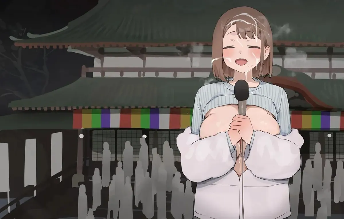 Being a news caster isn't what she expected