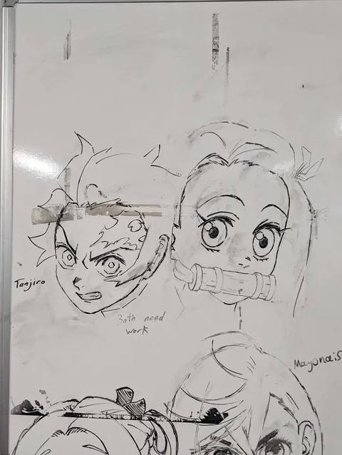 There's a disused whiteboard at work that I've been taking advantage of during my breaks [Multiple Shows]