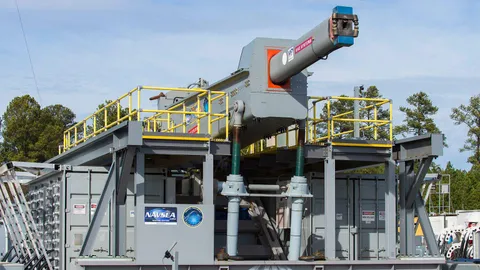 The real-life "Railgun" developed and tested by BAE systems in 2012.