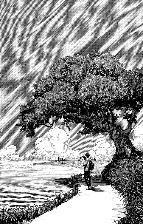Photographer, Santo Hazarika, Pen and ink, 2026