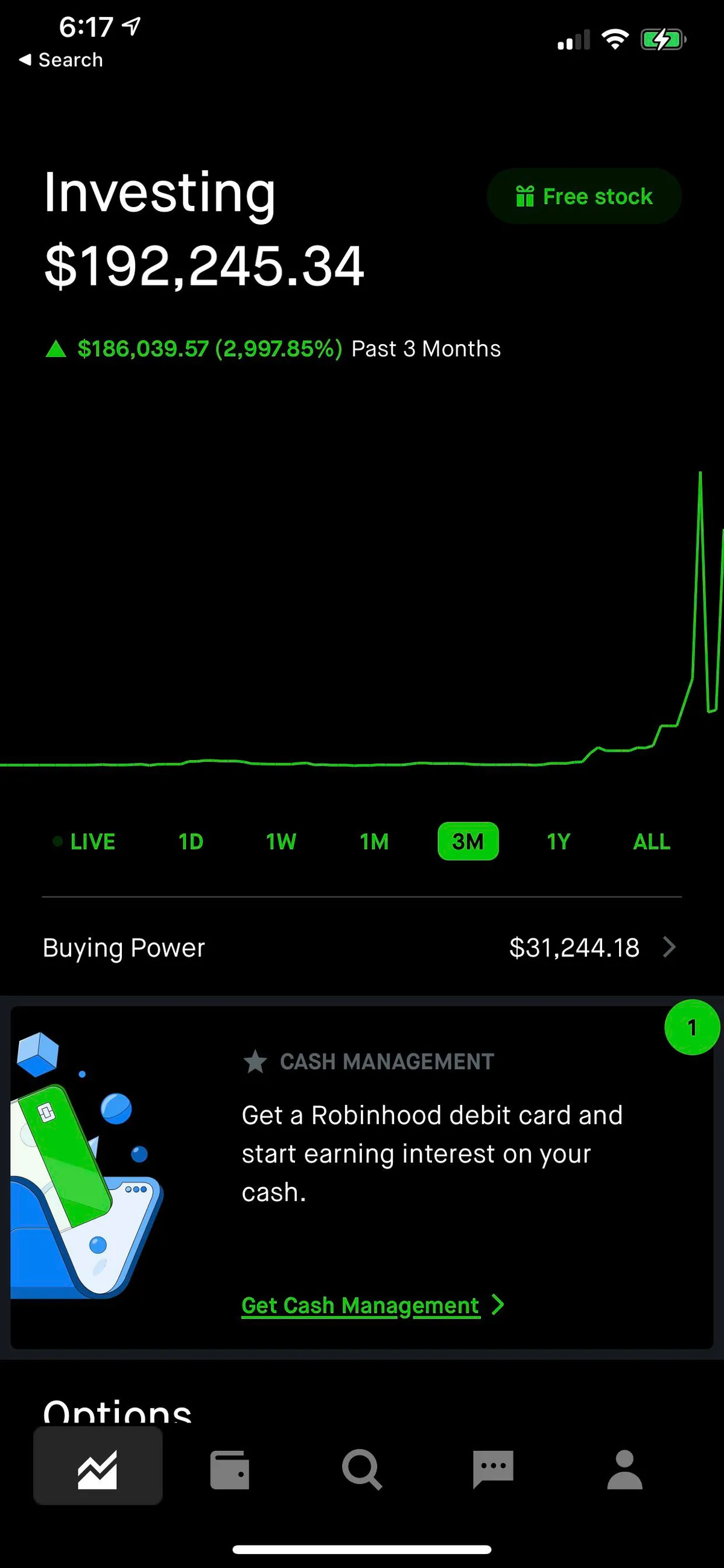 $6k ➡️ $192k. Made $170k in day and then stomached yesterday’s dip. 19 years old and not selling til we’re at a few mil. WE DECIDE GME’S PRICE — HOLD STRONG