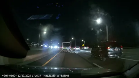 Bro missed his exit, despite the very clear signage and ample space behind the SUV he merged into 🙄 [OC]