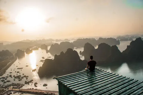 View Over Halong Bay - The Best $2 Ever Spent!