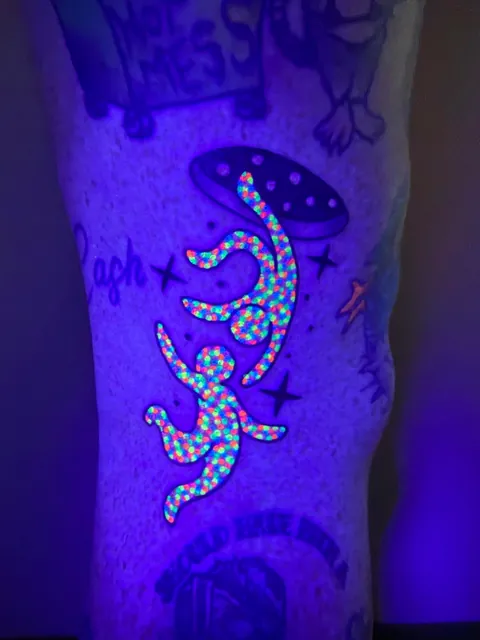 UV falling guys, tattooed by me, @derykwebb, (Portland, OR)