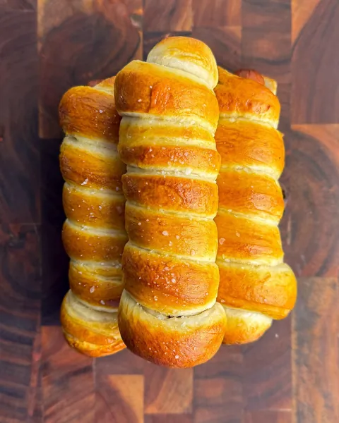 [Homemade] Pretzel Dogs