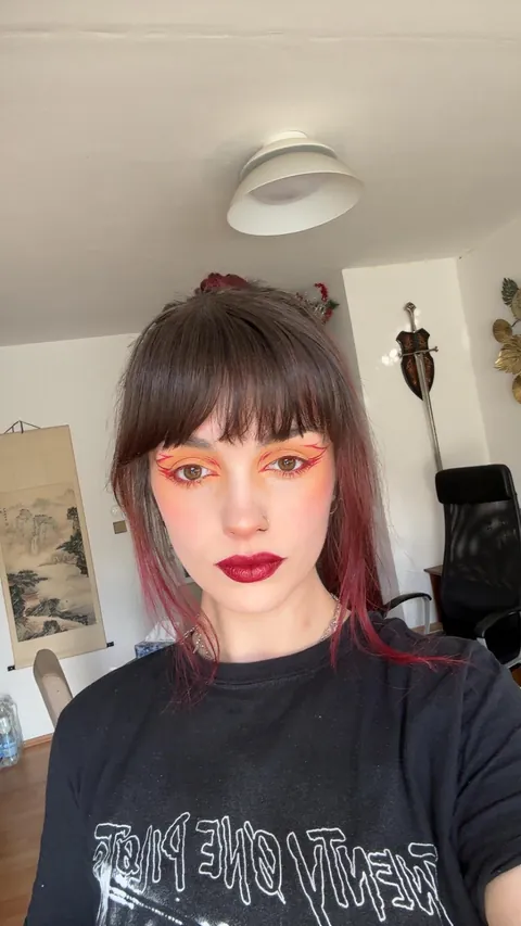 My look for the twenty one pilots concert ❤️‍🔥