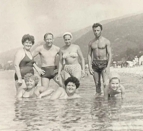 Grandpa after coming back from ww2… he is on the right.