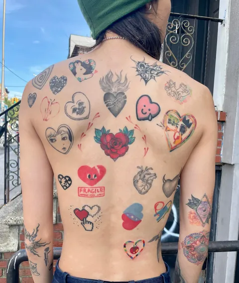 Heart Tattoos Recap in 2024. Various Artists, NYC 