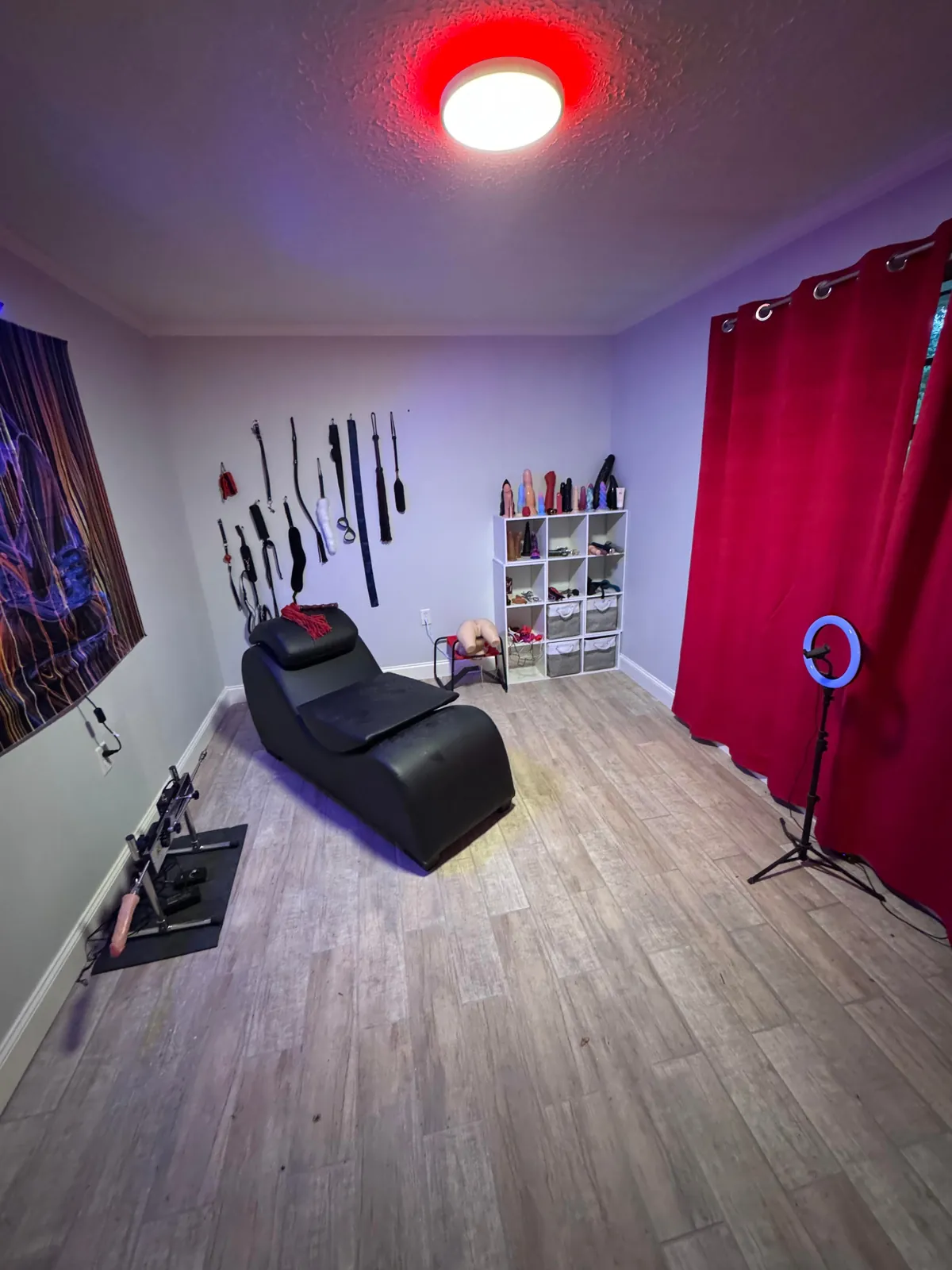 Our incomplete play room and some of our toys.