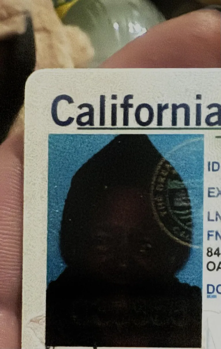 OC dmv is so wrong for this. My sweet old lady’s neighbors Identification card