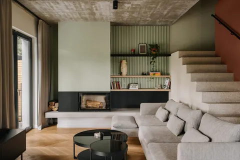 Living room of a semi-detached house in Warsaw, Poland. [1536x1024]
