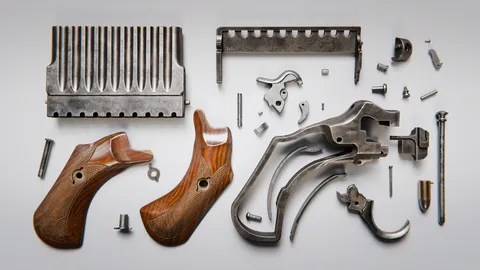 Before a rotating barrell, there was sliding chambers. Harmonica pistols. Photos of a mid 19th century model.