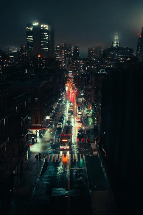 ITAP of a rainy New York City