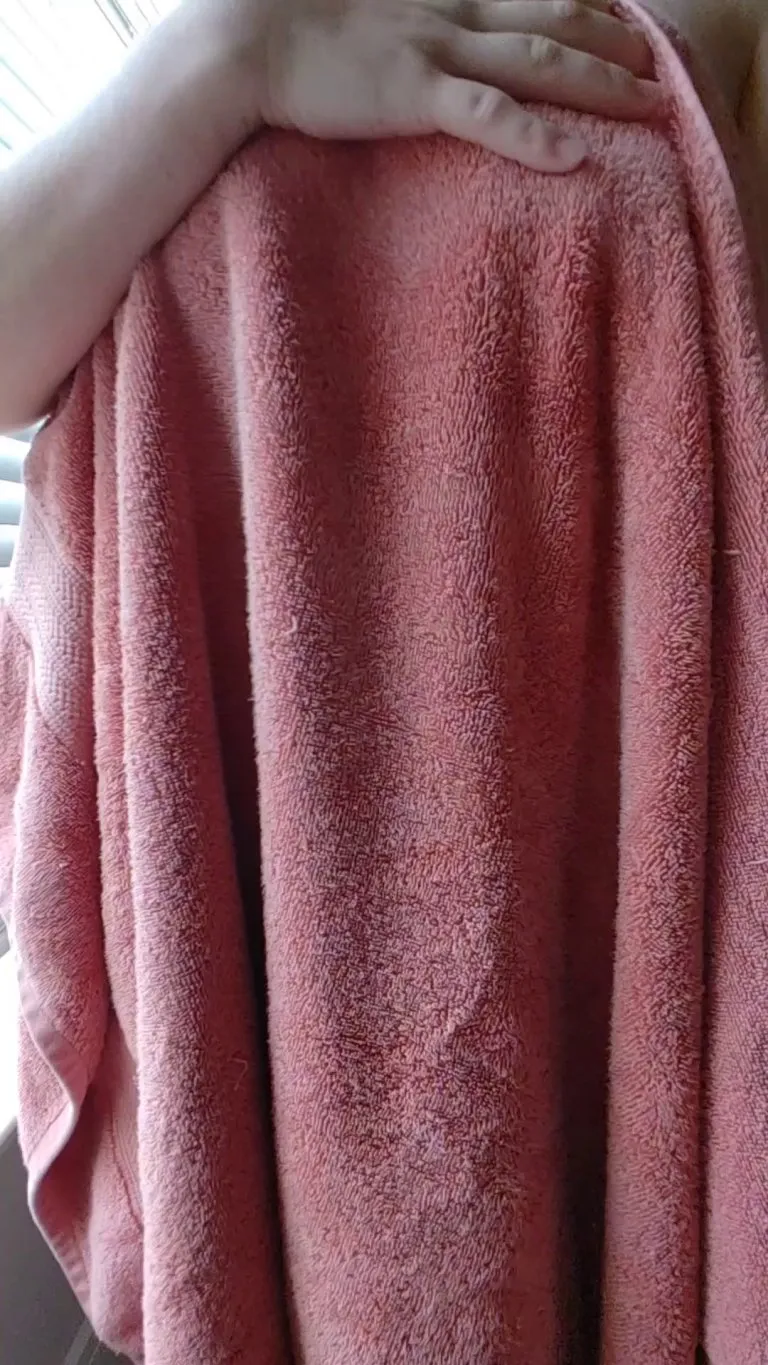 The towel was in the way anyways