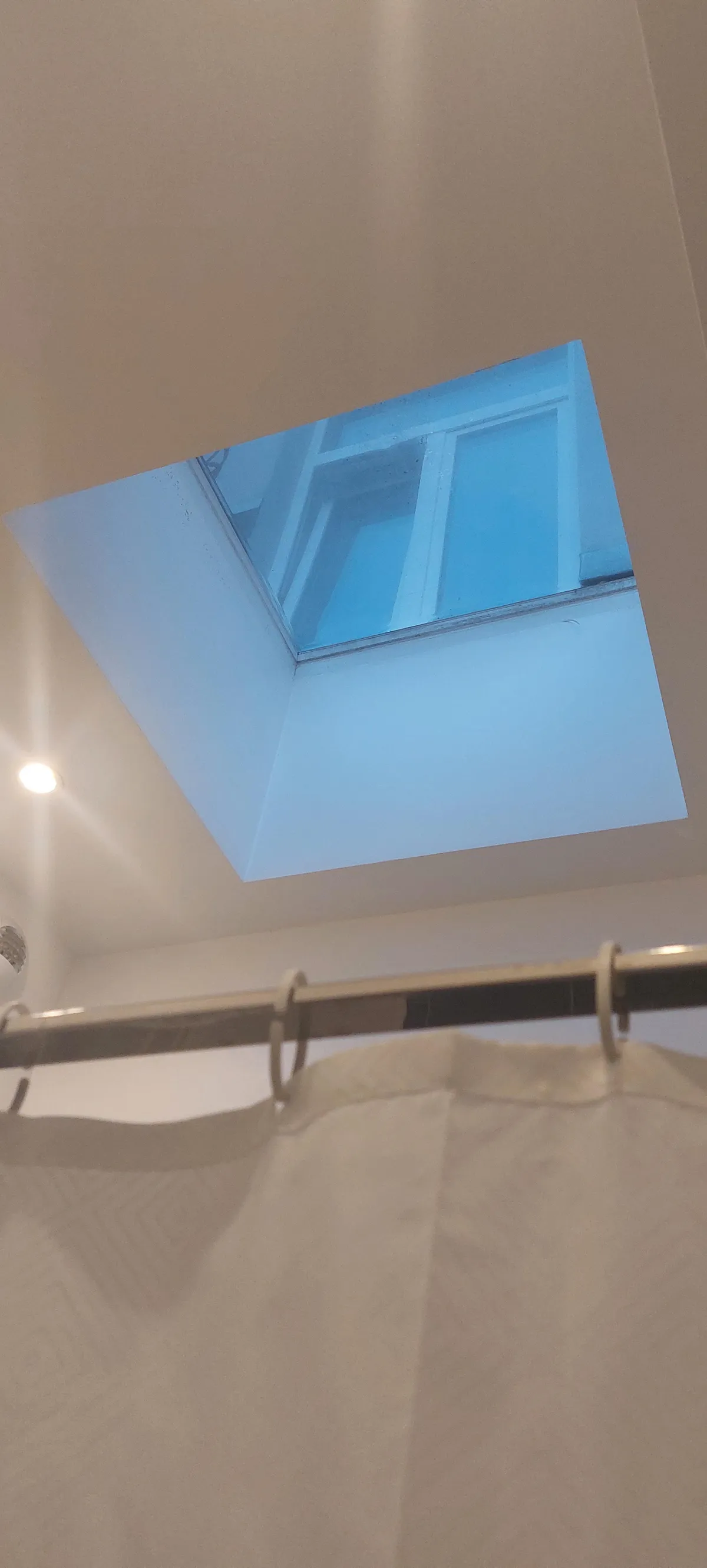 Booked an airbnb for vacation. This is the view from the shower.