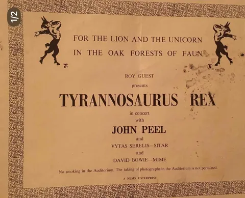 My mum and dad with T.Rex circa 1968