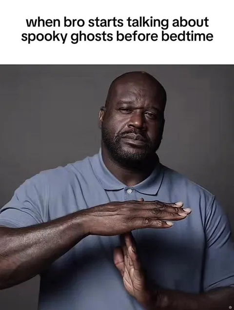 No spooky stuff before bedtime