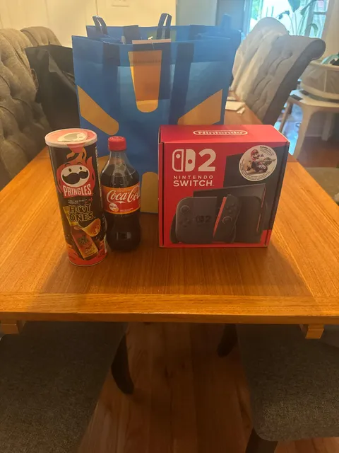 Walmart gave me Pringles and a Coke with my Switch 2 order