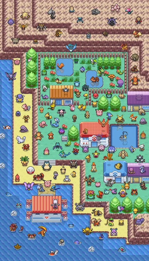 [oc] - Every Kanto pokemon, except 1… can you find which one is missing without cheating?