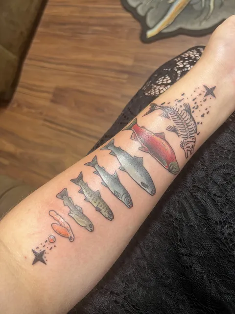 Dust to dust! Kevin burfield at wayward tattoo studio in Erie Pennsylvania 