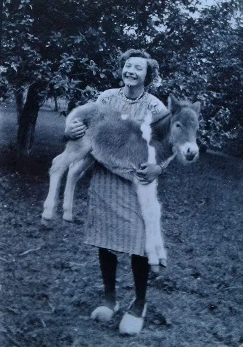 My grandmother (who's turning 100 today) in her younger days.