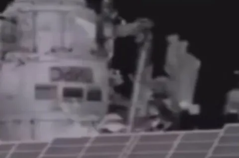 In 2006, an unneeded Russian spacesuit was filled with old clothes and an amateur radio transmitter, and then pushed out into orbit from the International Space Station