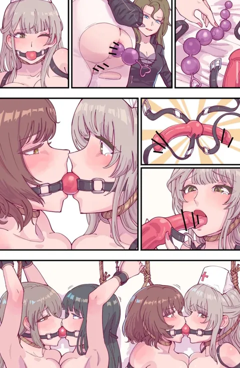 Innocent girl kidnapped by kinky sadistic lesdom . She’s part of the collection now. 