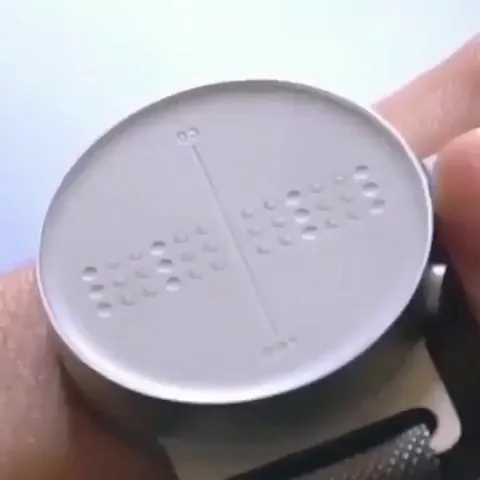 Amazing Braille smart watch!
