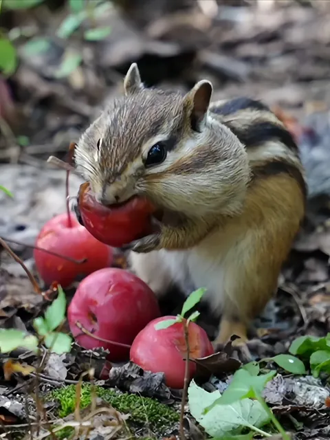 Spotted the cutest chipmunk ever at my local park!
