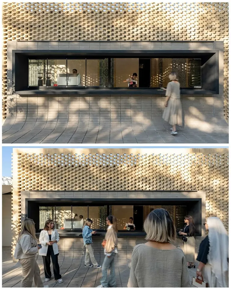 Outdoor café by kamakanstudio - Shiraz, iran. 