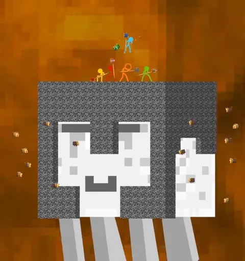 Alan becker predicted the happy ghast