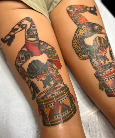 Loosely inspired Crying Lightning Tattoo / Matt Adamson / Three Kings Brooklyn