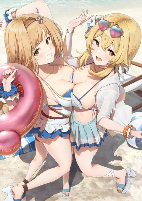 Djeeta x Lumine [Granblue Fantasy x Genshin Impact]